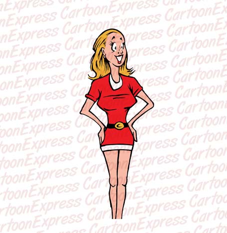 woman in miniskirt